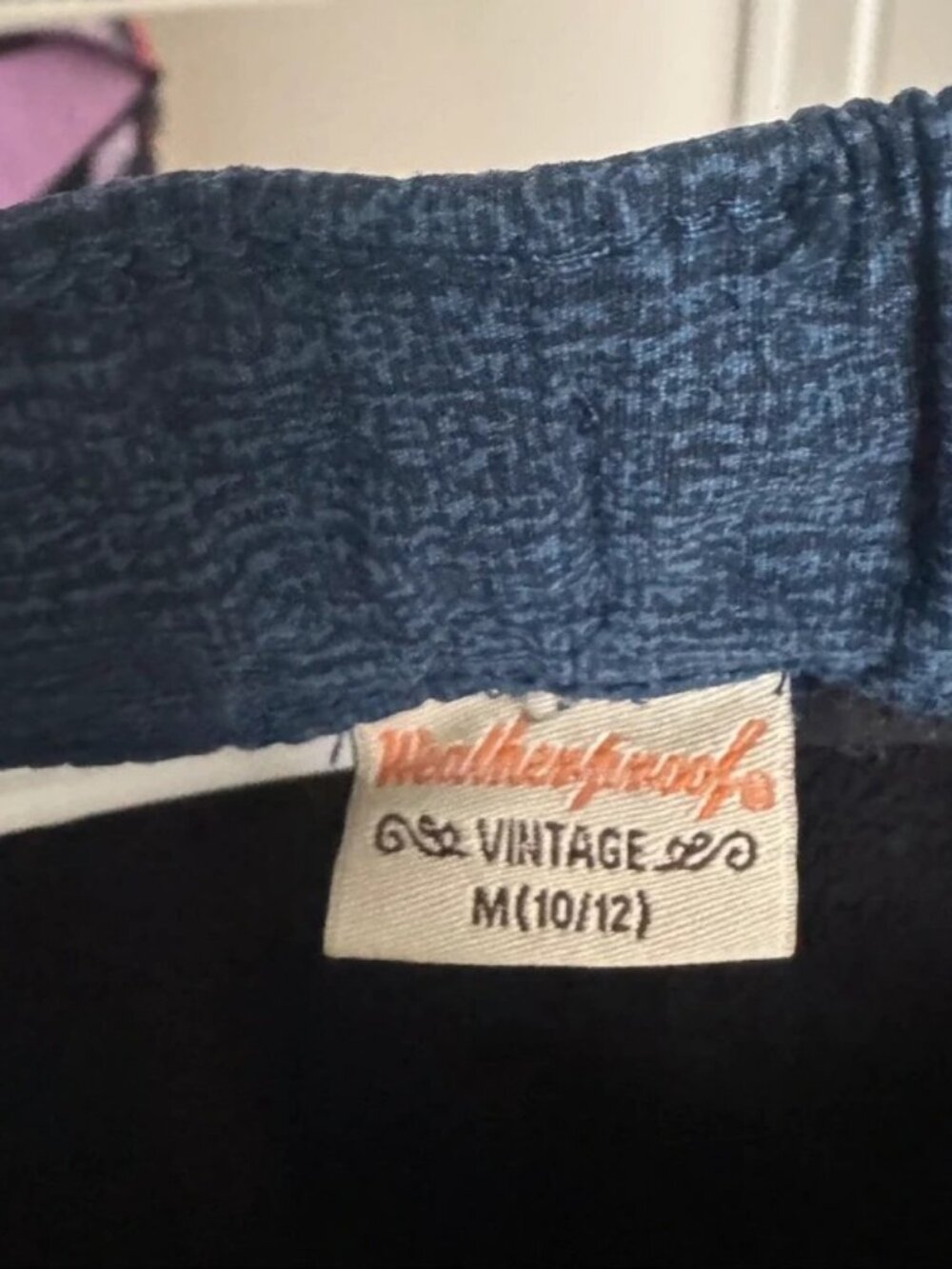 Weatherproof Vintage Boys Fleece Lined Pants M (10/12) Navy (R-019)